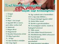 Te mit kérnél anyák napjára?